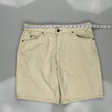Levis Denim Shorts - 35W 8L Beige Denim