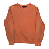Polo By Ralph Lauren Sweatshirt - Large Orange Cotton