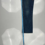 True Religion Boot Cut Jeans - 32W UK 10 Blue Cotton