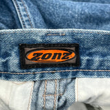 Zonz Cargo Trousers - 25W 27L Blue Denim