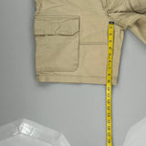 Tommy Hilfiger Cargo Shorts - 30″ Waist Beige Cotton