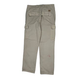 Dickies Cargo Trousers - 32W 31L Beige Cotton
