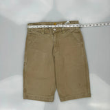 Carhartt Carpenter Shorts - 29W 12L Khaki Cotton