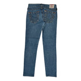 True Religion Skinny Jeans - 28W UK 6 Blue Cotton