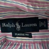Ralph Lauren Striped Shirt - XL Red Cotton