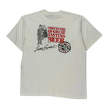 Screen Stars Graphic T-Shirt - XL White Cotton Blend