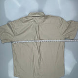 Tommy Hilfiger Short Sleeve Shirt - 2XL Beige Cotton