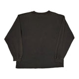 Nike Center Swoosh Long Sleeve T-Shirt - XL Black Cotton