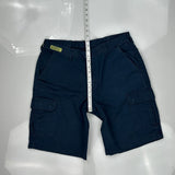 Red Kap Cargo Shorts - 34W 10L Navy Cotton