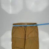 Carhartt Double Knee Carpenter Pants - 34W 30L Brown Cotton