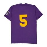 Lsu Fruit Of The Loom Single Stitch T-Shirt - Small Purple Cotton Blend