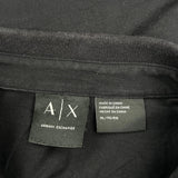 Armani Exchange Polo Shirt - XL Navy Cotton