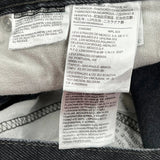 505 Levis Jeans - 33W 31L Black Cotton