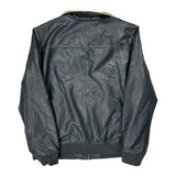 Levis Leather Jacket - XL Black Leather