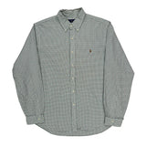 Ralph Lauren Checked Shirt - XL Green Cotton
