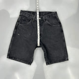 Wrangler Denim Shorts - 29W 9L Black Cotton