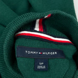 Tommy Hilfiger 1/4 Zip - Small Green Cotton