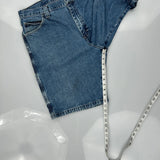 Wrangler Cargo Denim Shorts - 36W 10L Blue Denim