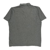 Puma Polo Shirt - Large Grey Cotton
