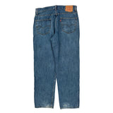 Levis 550 Jeans - 35W 32L Blue Cotton