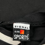 Number 1 Dad Signal Sports Graphic T-Shirt - XL Black Cotton