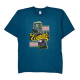 Ecuador Marathon Single Stitch T-Shirt - XL Blue Cotton