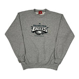 Philadelphia Eagles Nfl Football Sweatshirt - Medium Gray Cotton