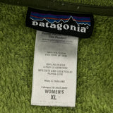 Patagonia Fleece Jacket - XL Green Polyester
