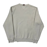 Tommy Hilfiger Spellout Sweatshirt - XL Cream Cotton