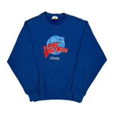 Atlanta Planet Hollywood Graphic Sweatshirt - Medium Blue Cotton Blend