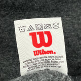 90S Blank Wilson Sweatshirt - Large Grey Cotton Blend