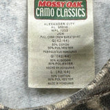 Mossy Oak Camo Sweatshirt - Large Camo Cotton Blend