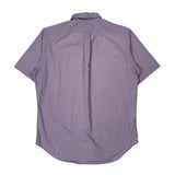 Ralph Lauren Checked Short Sleeve Shirt - Medium Purple Cotton
