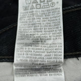 Levis 550 Jeans - 35W 28L Black Cotton