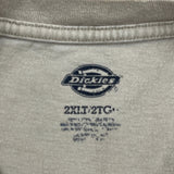 Dickies T-Shirt - 2XL Beige Cotton