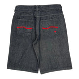 Enyce Denim Shorts - 36W 13L Gray Cotton Blend