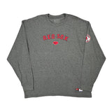 Red Sox Nike Mlb Long Sleeve T-Shirt - 2XL Grey Cotton Blend