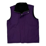 Ralph Lauren Reversible Fleece Vest - Medium Purple Polyester