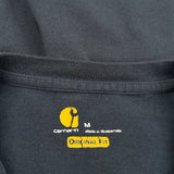 Carhartt Long Sleeve T-Shirt - Medium Navy Cotton