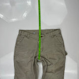 Carhartt Carpenter Trousers - 36W 30L Khaki Cotton