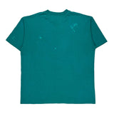 Hanes T-Shirt - XL Green Cotton Blend