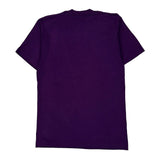 West School Fruit Of The Loom Single Stitch T-Shirt - Small Purple Cotton Blend