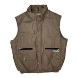 Made In USA The North Face Football Gilet - XL Brown Polyester