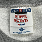 Racing Jerzees Graphic Sweatshirt - 2XL Gray Polyester Blend