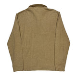Polo By Ralph Lauren 1/4 Zip - Large Beige Cotton