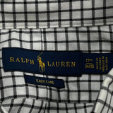 Ralph Lauren Checked Shirt - XL Black & White Cotton
