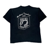 Rolling Thunder All Sports Single Stitch T-Shirt - XL Black Cotton