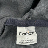 Carhartt Graphic Hoodie - Large Grey Cotton