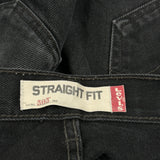 505 Levis Jeans - 32W 30L Black Cotton