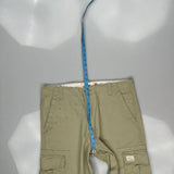 Levis Cargo Trousers - 38W 22L Beige Cotton